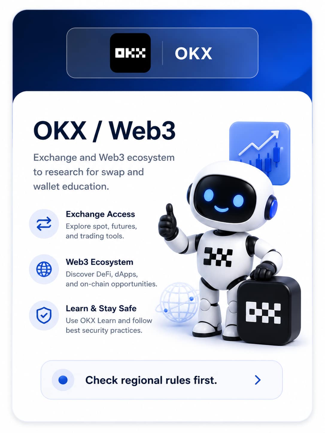 OKX Web3 swap and wallet research card